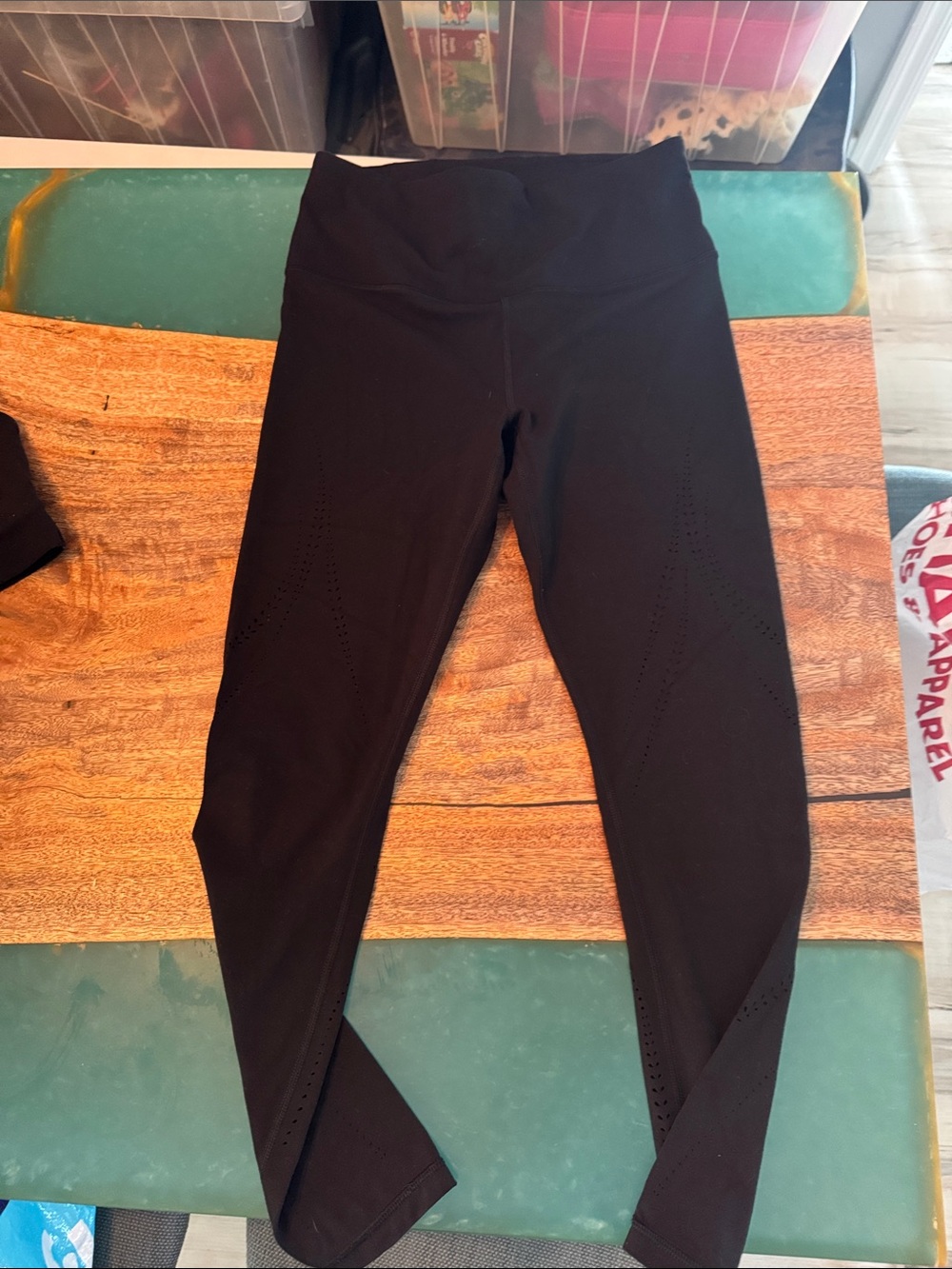 Athleta Elation laser cut Leggings